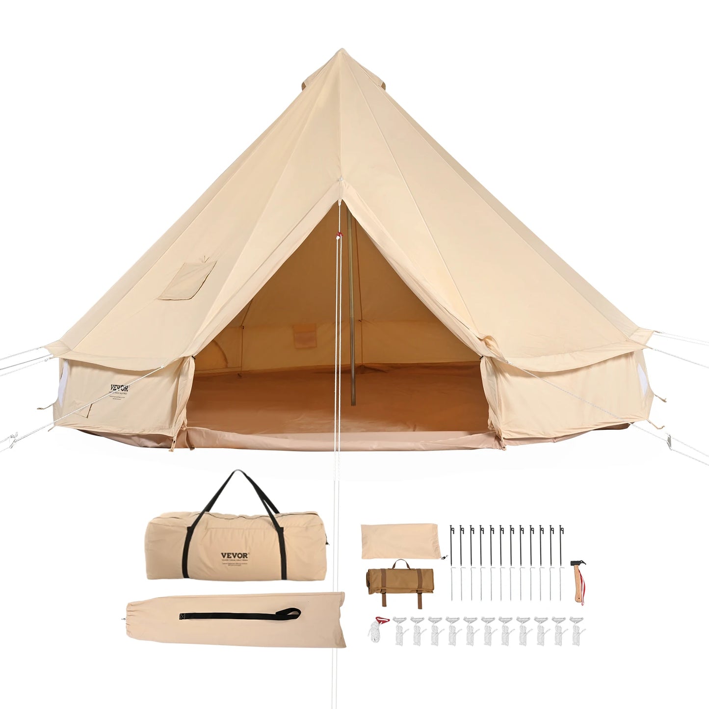 VEVOR 4 Seasons Canvas Tent