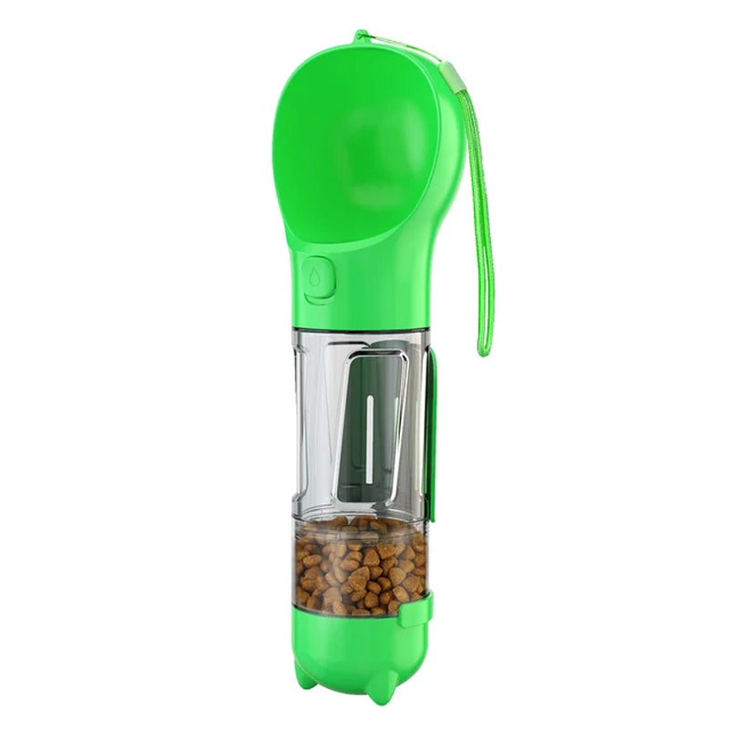 Dog Water Bottle Outdoor Portable Drinking Food Feeder for Small Medium Large Dogs Cats Puppy Poop Dispenser Labrador Supplies