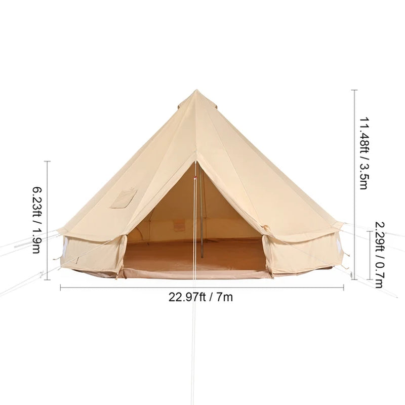 VEVOR 4 Seasons Canvas Tent