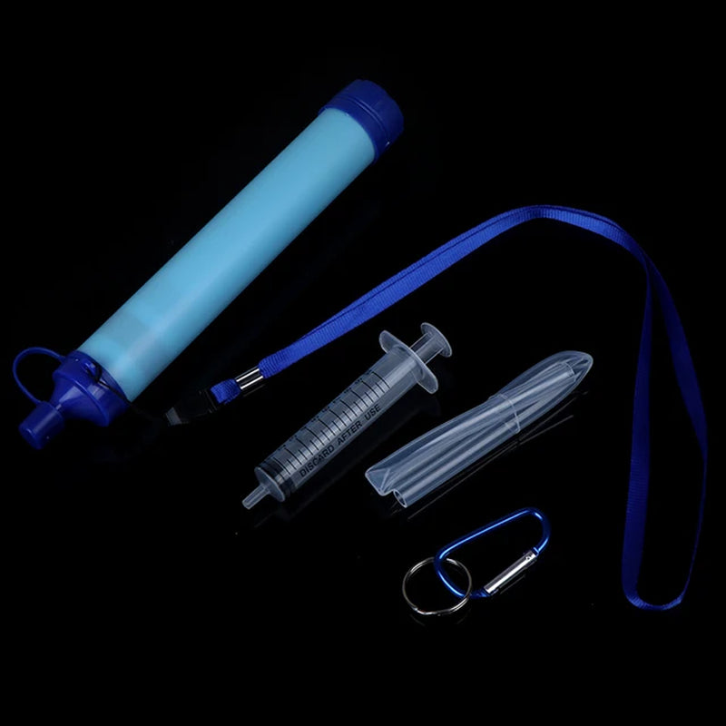 Portable Water Purifier for Outdoor Survival, Camping, Hiking, and Emergency Situations