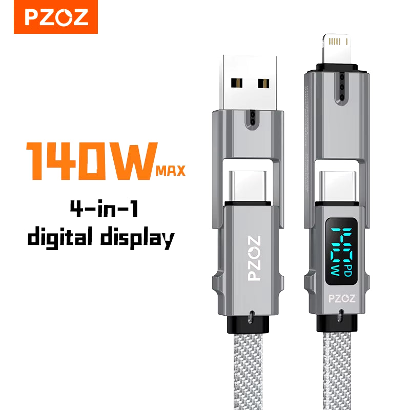 4 in 1 USB C Fast Charging for Iphone 15 14 13 Pro Max