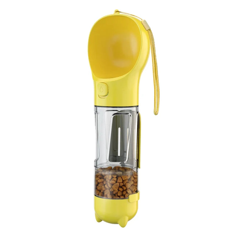 Dog Water Bottle Outdoor Portable Drinking Food Feeder for Small Medium Large Dogs Cats Puppy Poop Dispenser Labrador Supplies
