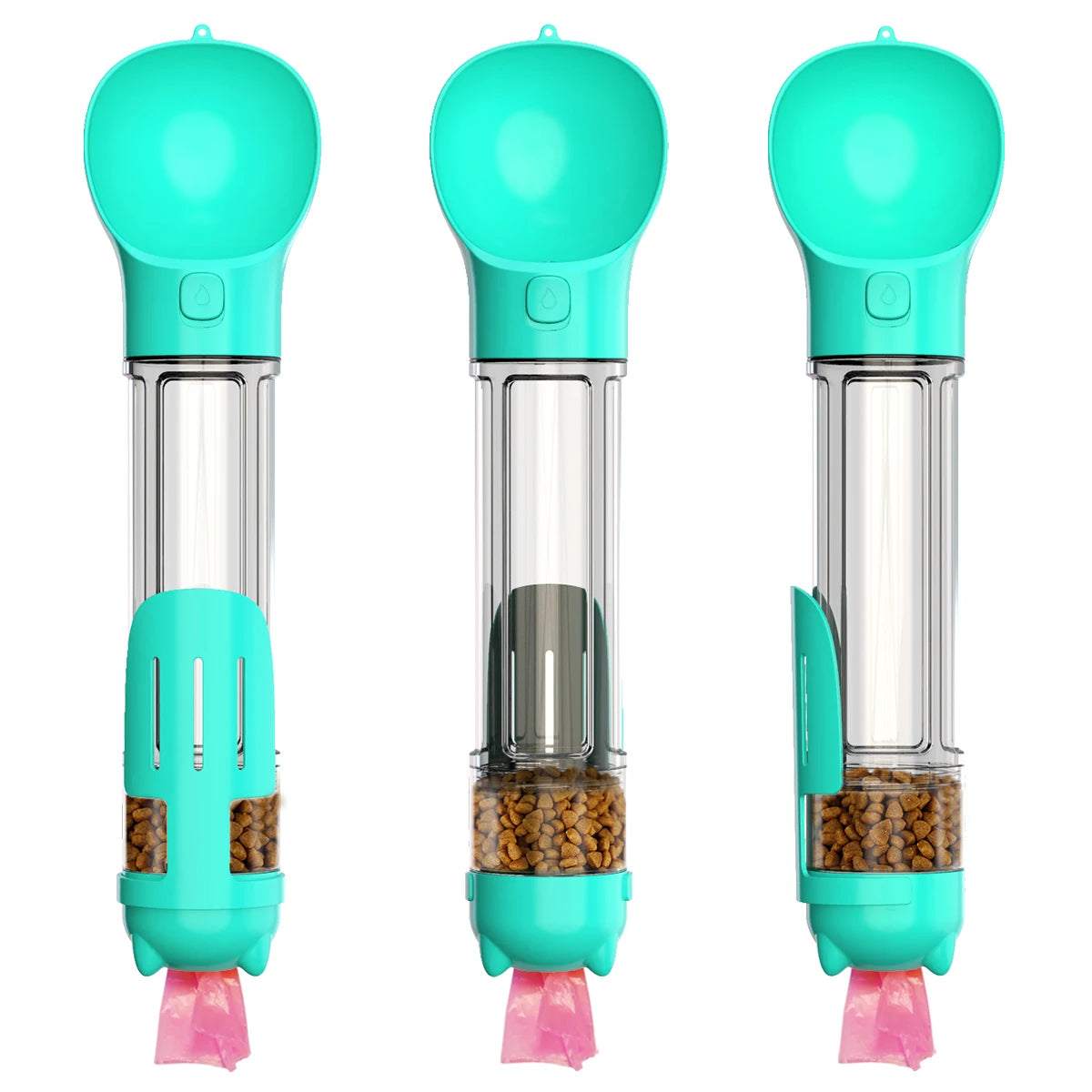 Dog Water Bottle Outdoor Portable Drinking Food Feeder for Small Medium Large Dogs Cats Puppy Poop Dispenser Labrador Supplies