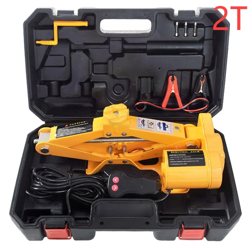 2T 3T 120-350Mm Car Electric Jack Car Jack Scissor Jack Jack Set Electric Wrench Portable save Time and Effort