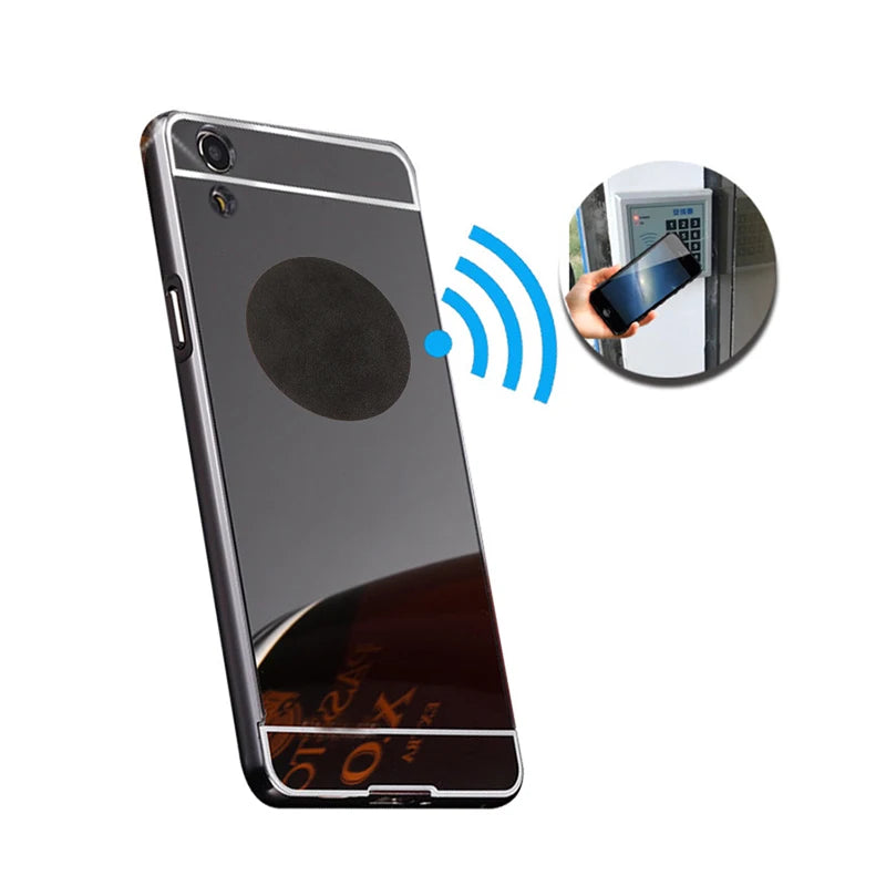 Black Ntag 215 NFC Phone Available RFID Tags Stickers Adhesive Label NFC Ntag215 Self-Adhesive Tag 13.56Mhz ISO14443A Sticker