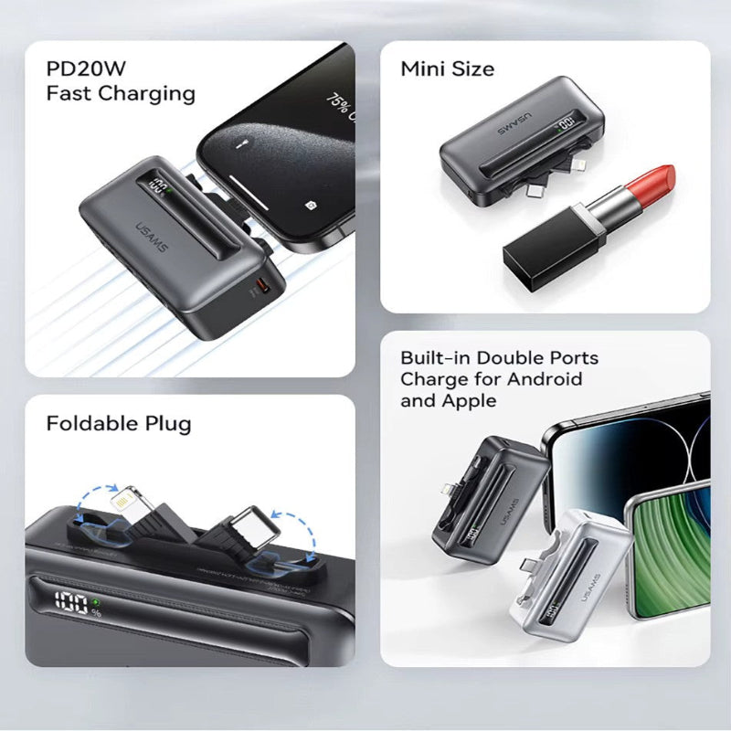 USAMS 20W Mini Power Bank