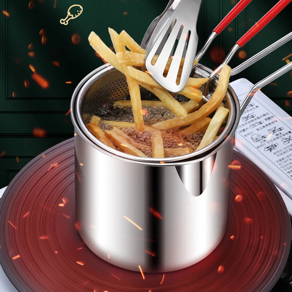 Stainless Steel Deep Fryer Pot