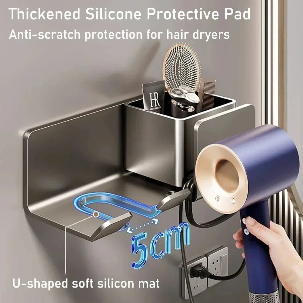 Wall Hair Dryer Holder
