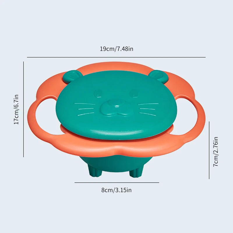 CHILDREN'S 360 Rotation Gyro Bowl