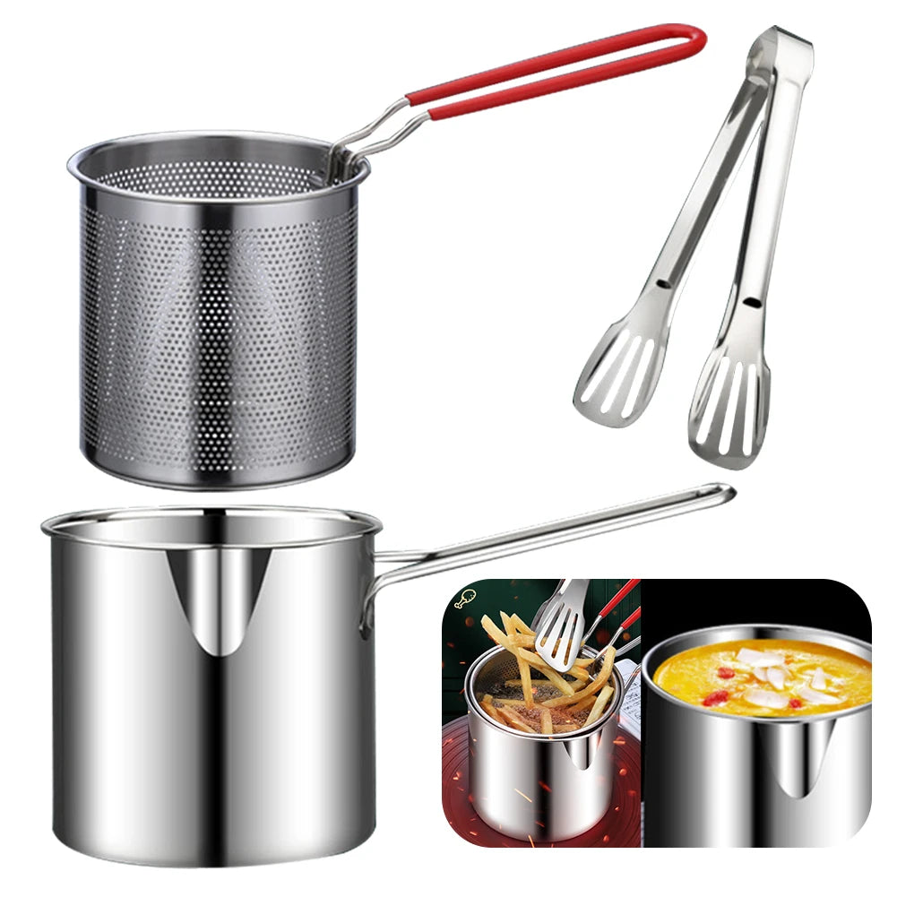 Stainless Steel Deep Fryer Pot