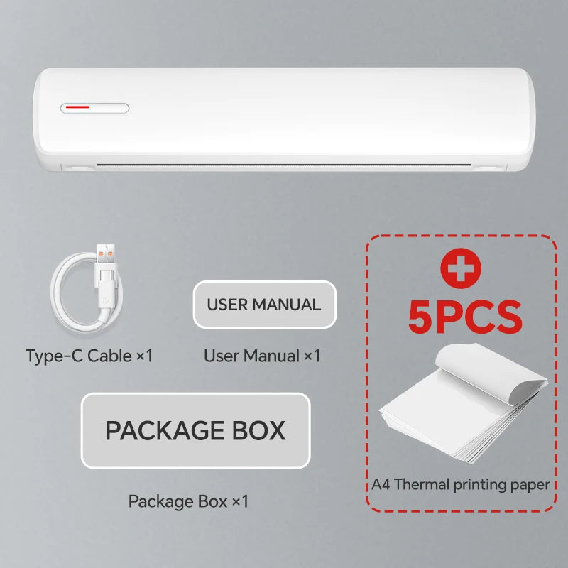 Mini A4 Portable Wireless Printer