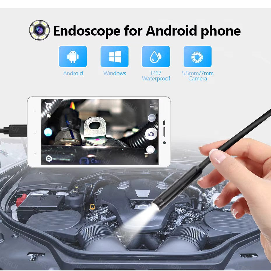 Endoscope 3-in-1 Inspection Mini Camera