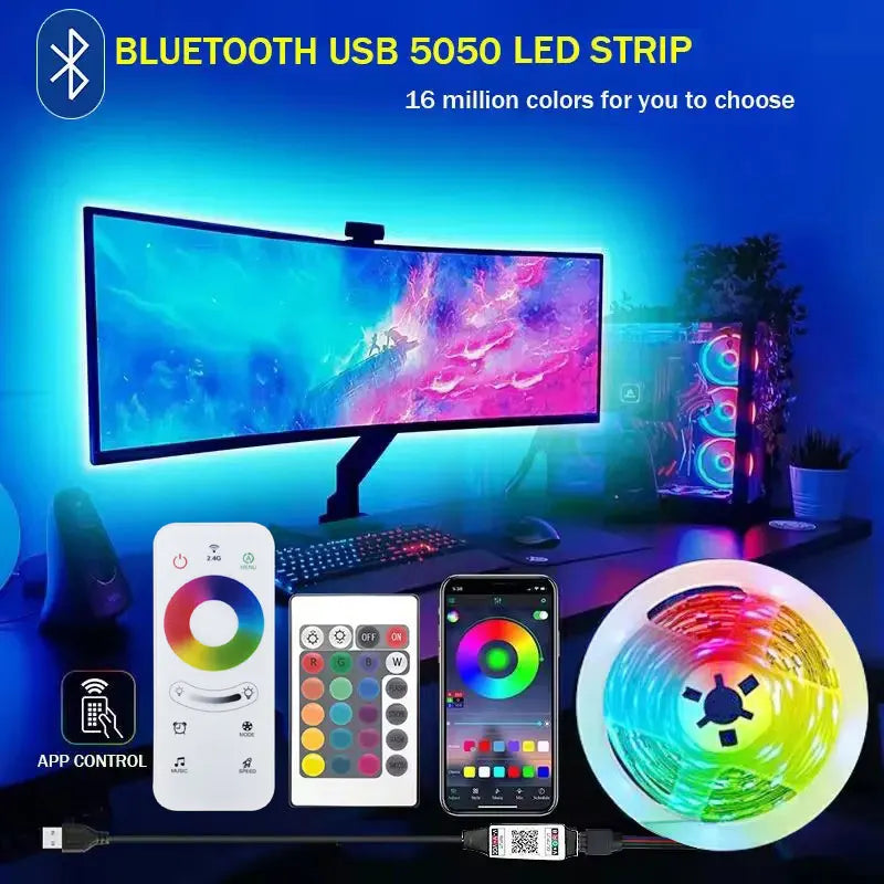 Control Diode Led Tape Flexible Ribbon Luces Band