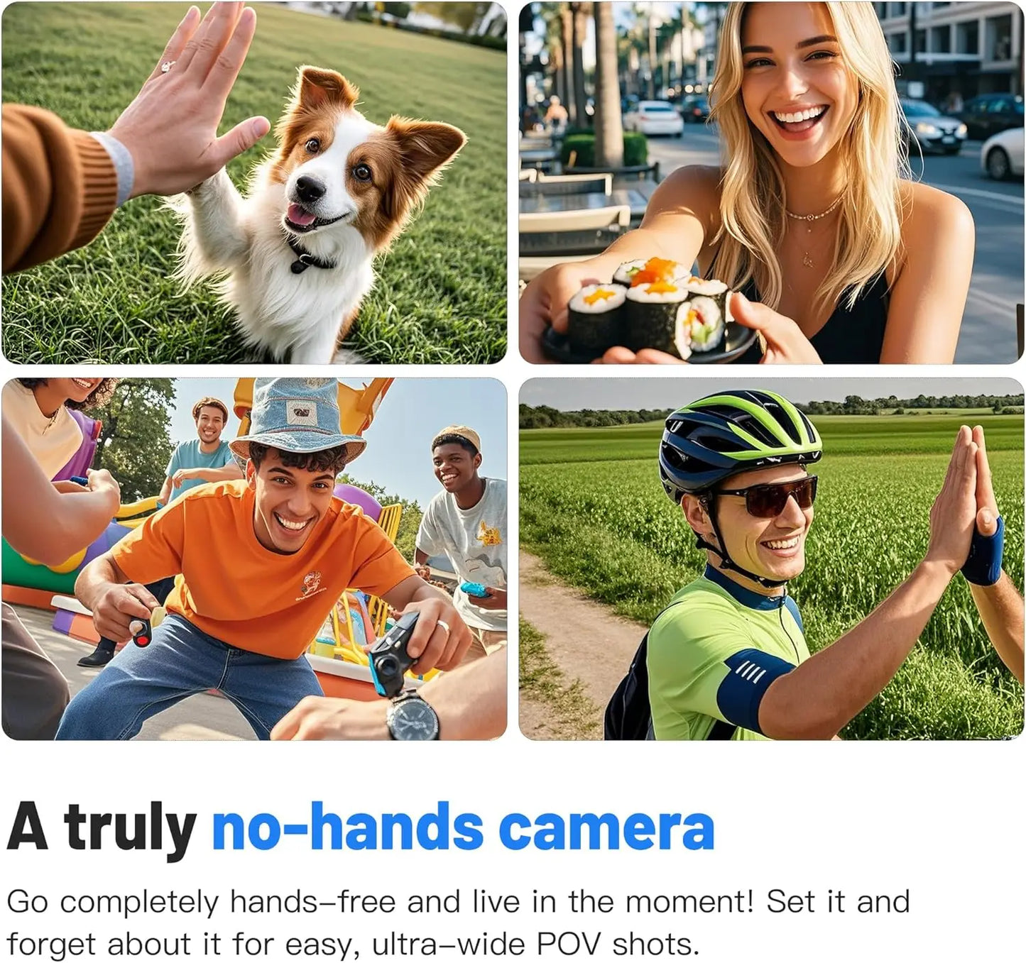Compact 1080P WiFi Mini Action Camera with 128GB Storage - Perfect for Sports and Adventures!