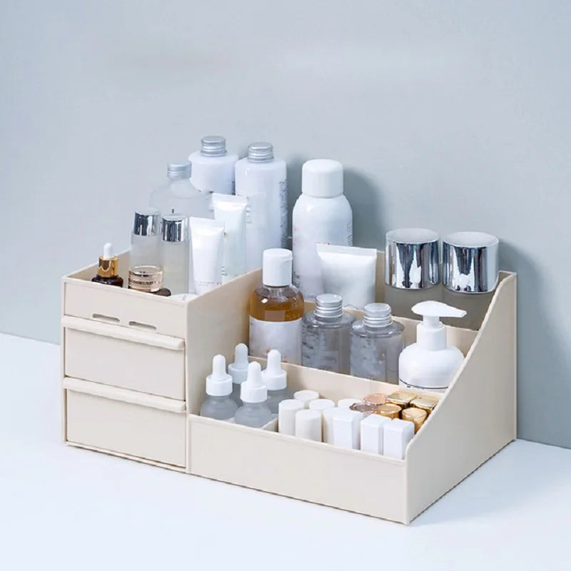 Large Capacity Cosmetic Storage Box Makeup Drawer Organizer