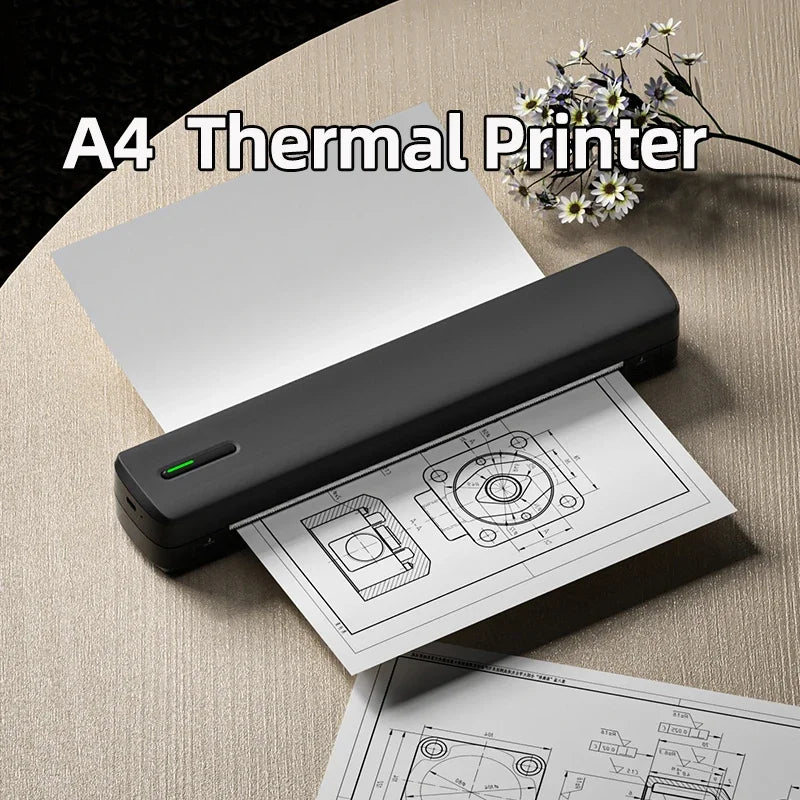 Mini A4 Portable Wireless Printer