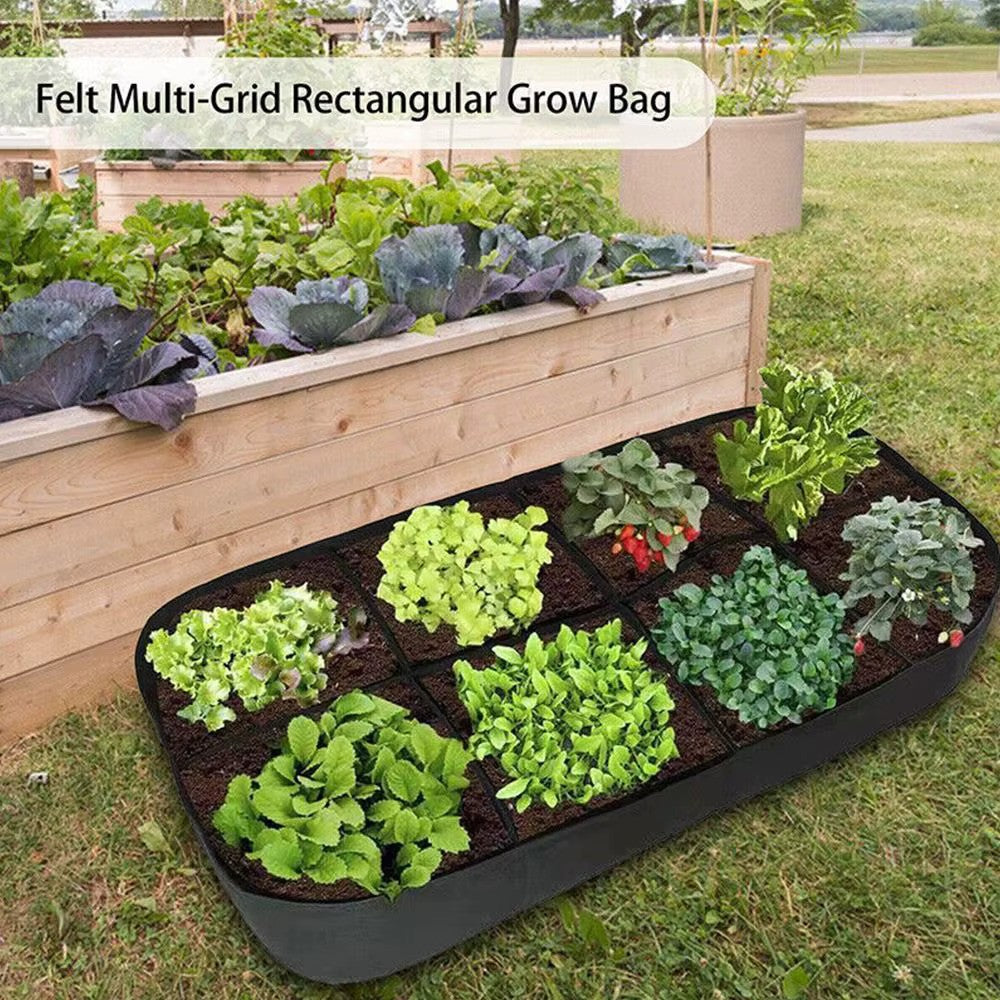 Garden Planting Bag Multi-Gird Felt