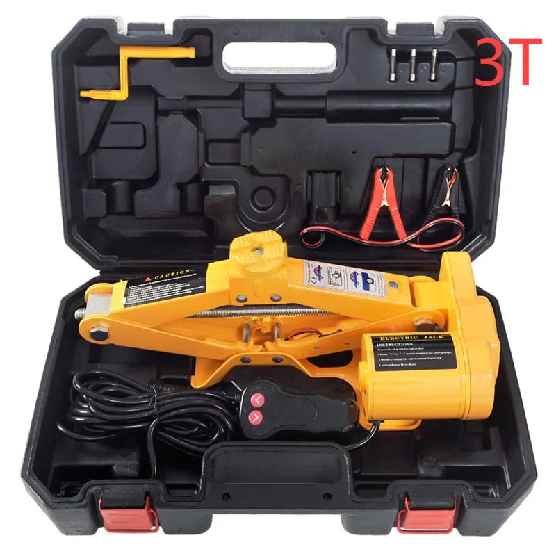 2T 3T 120-350Mm Car Electric Jack Car Jack Scissor Jack Jack Set Electric Wrench Portable save Time and Effort