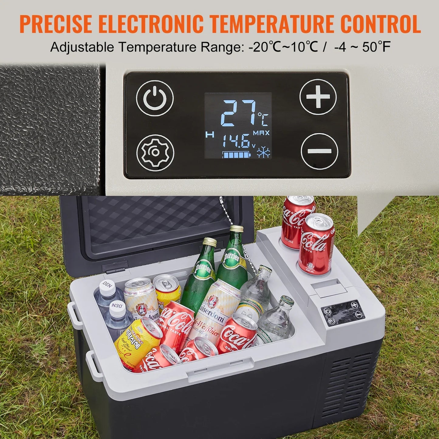 "Stay cool on-the-go with the Vevor Portable Fridge Freezer! š¬ļø"