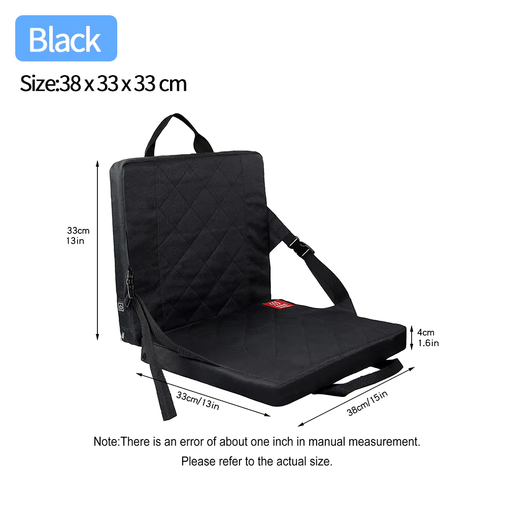 Folding Heated Stadium Seat Cushion