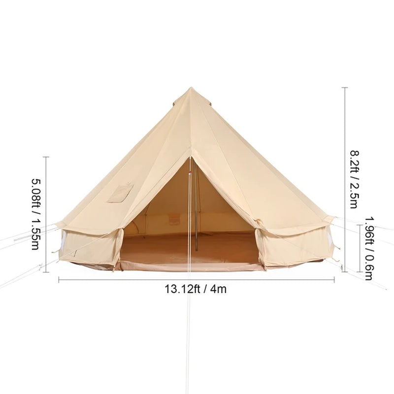 VEVOR 4 Seasons Canvas Tent