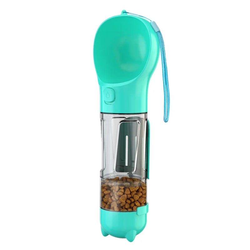 Dog Water Bottle Outdoor Portable Drinking Food Feeder for Small Medium Large Dogs Cats Puppy Poop Dispenser Labrador Supplies