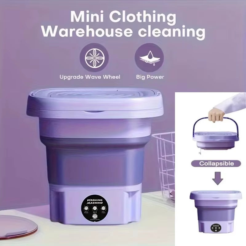 8L Small Foldable Washing Machine