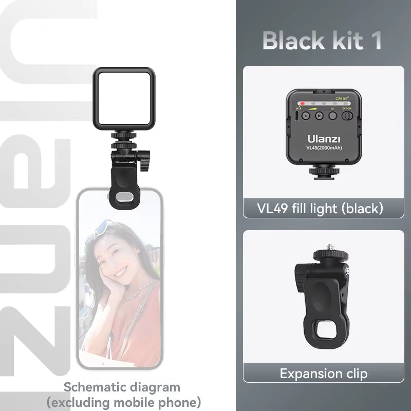 VL49 6W LED Fill Photographic Lighting Lamps