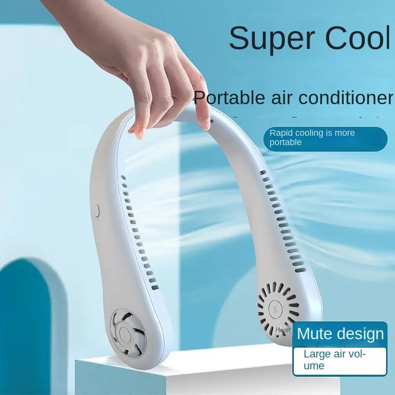  Rechargeable Air Cooler 3 Speed Mini Summer Sport Fan