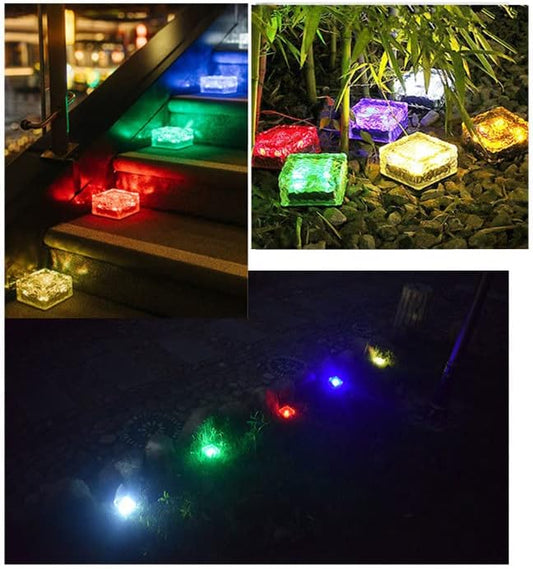 Waterproof Outdoor Brick Solar Light Decor