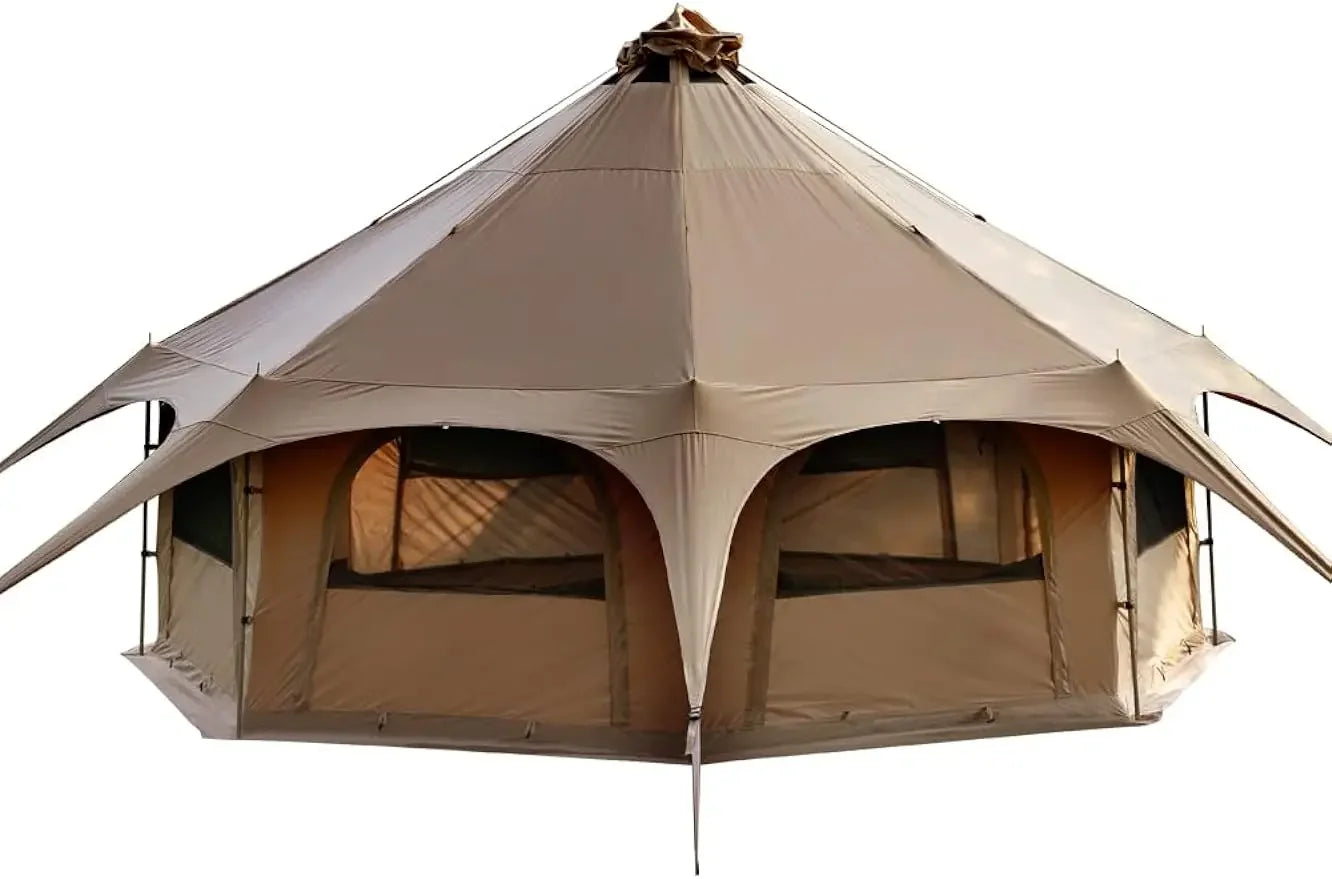 Canvas Tent Bell with Zipped Removable Floor