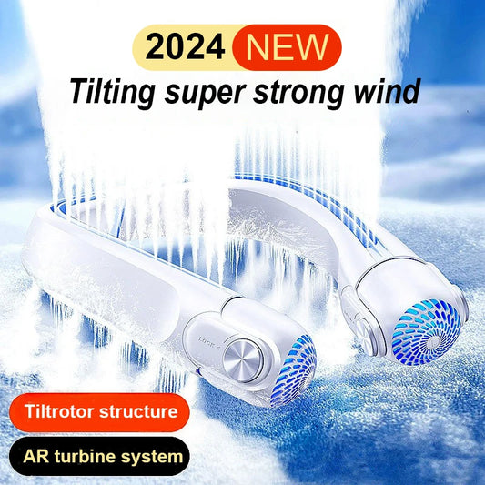 2024 Portable Neck Rechargeable Fan